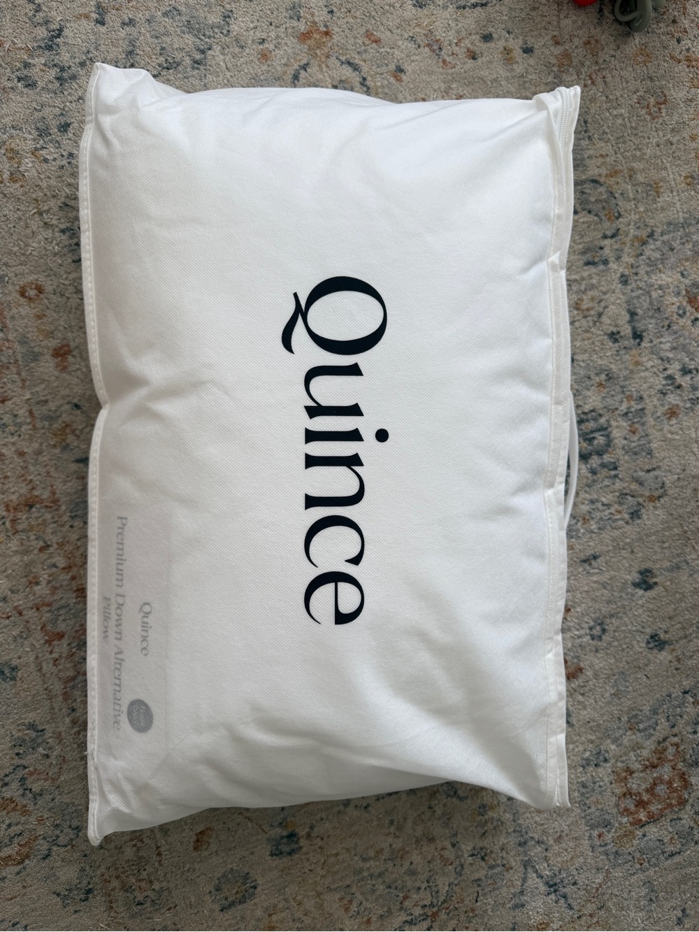 Quince White Standard Premium Alternative Down Pillow
